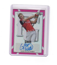 2021 Leaf Perfect Game All American Pink Autographs Gavin Guidry Auto 2/20