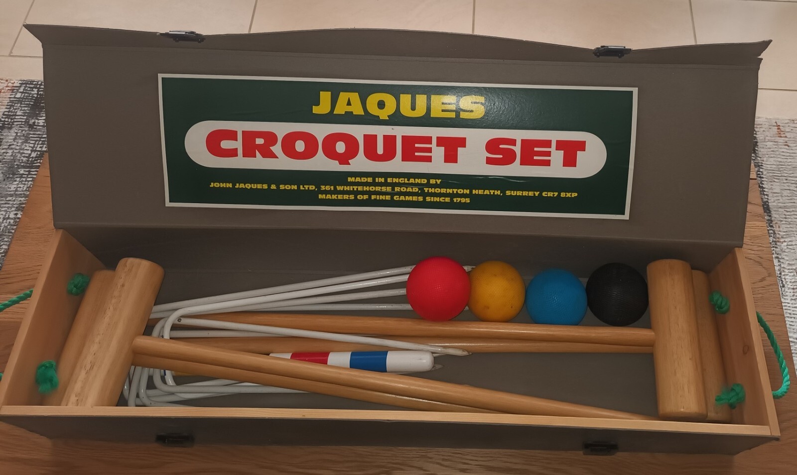Jaques of London croquet set eBay