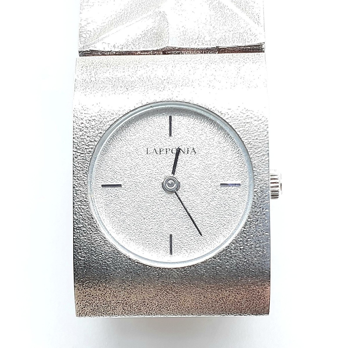lapponia シルバー　腕時計 LAPPONIA Sterling Silver Bangle Watch Quartz Pre-owned with