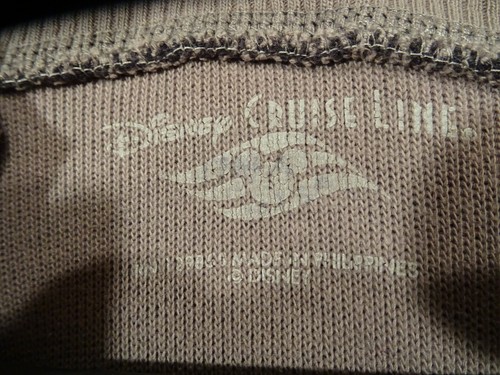 Disney Cruise Lines Topolino Pullover Felpa Maglia Adulto Piccolo Grigio - Foto 12 di 12