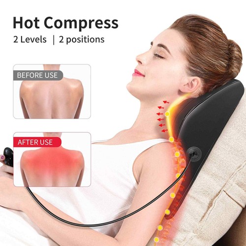 XYHLC-Boriwat Boriwat Back Massager With Heat, Massagers For Neck And Back, 3D K - Picture 2 of 30