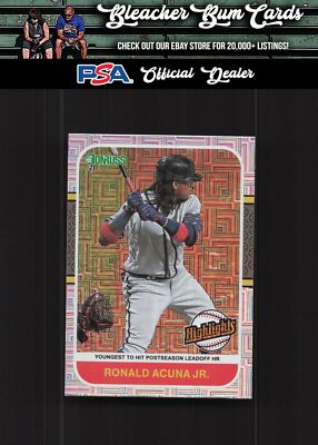 2021 Donruss HI8 Ronald Acuna Jr. Highlights Vector