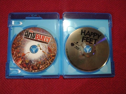 Happy Feet / the Ant Bully / Scooby-Doo (Blu-ray, 2002, 3-Disc Set) - Picture 3 of 4
