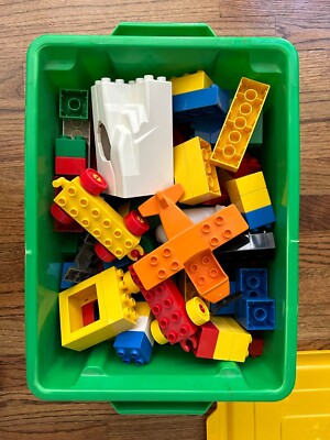 Vintage Lego Duplo Lot of 215+ Blocks Vehicles People Arctic