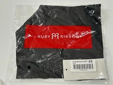 Ruby Ribbon Second Skin Sheer Hi Cut Brief In Color Black Size XS NEW