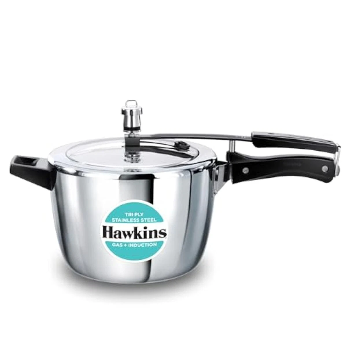 Hawkins 4.5 Litre Triply Stainless Steel Pressure Cooker, Inner Lid Cook
Opens in a new window or ta