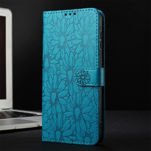 For Samsung S9 S8 S10E A8 A10 Note 20 Shockproof Daisy Wallet Case Phone Cover - Picture 8 of 22