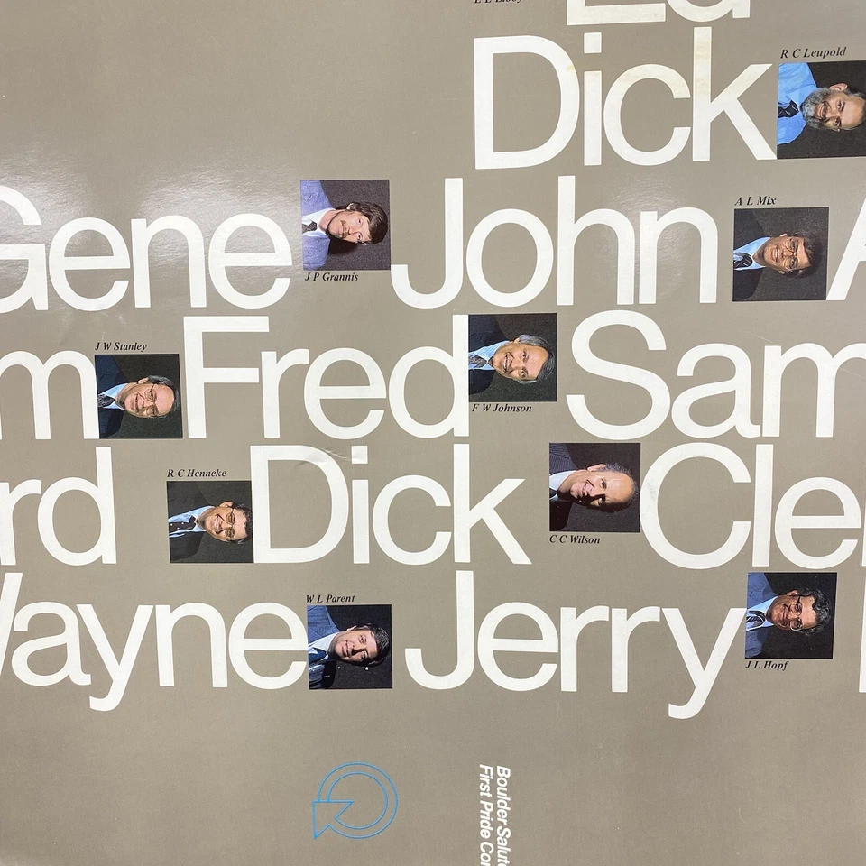 "Póster vintage del equipo de acción correctiva IBM Boulder Pride, 15""x21""" Foto 3 de 4