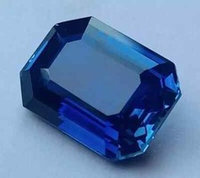 Certified 10 Ct Natural Kashmiri Dark Blue Sapphire Emerald Loose Gemstone A 