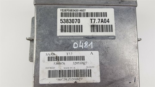 D481 SAAB ECU Control Module Unit 5383070 - Picture 2 of 4