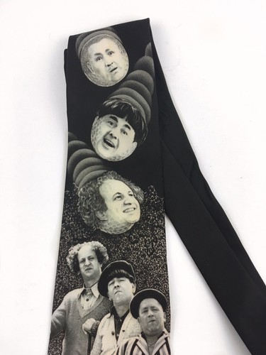 Cravatta collo tre tirapiedi 60” x 3,75” Golf Ralph Marlin nero bianco 1995 - Foto 4 di 9