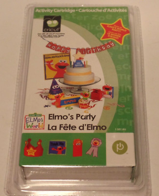 Cricut Activity Cartridge Elmo's World Party Sesame Street Birthday New Sealed