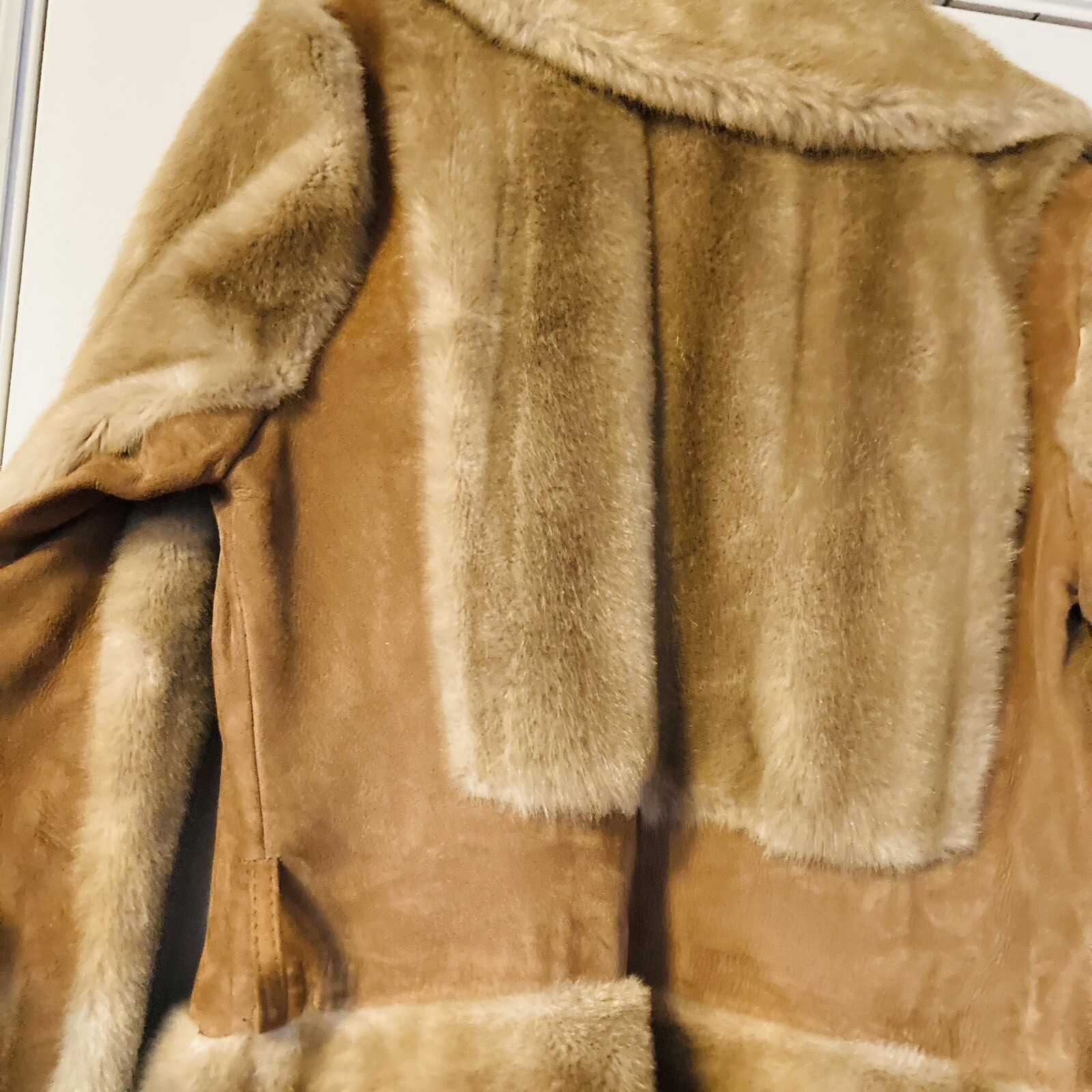 XS 1980s Lilli Ann Faux Fur Plush Zebra Jacket