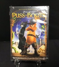 Puss in Boots DVD Dreamworks Antonio Banderas NEW SEALED