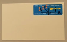 Postal Stationery UX57. Post Card. UNUSED. Weather Bureau.