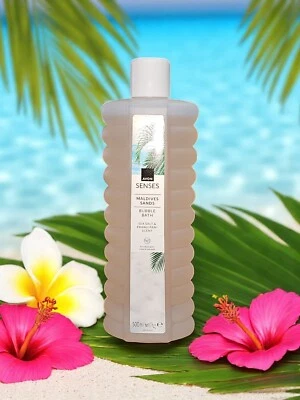 Avon Senses MALEDIVES SANDS Schaumbad Duft Meersalz und Frangipani Badeschaum 😍