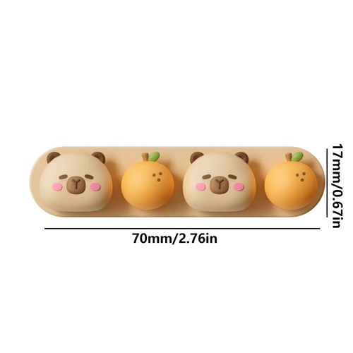 Capybara Cable Organizer Punch-free Charging Cable Storage - Afbeelding 2 van 12