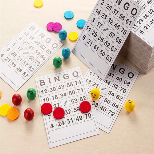 Bingo Cards Bulk 60-PCS Classic Bingo Game Set Card Game Educational Toys - Picture 4 of 7