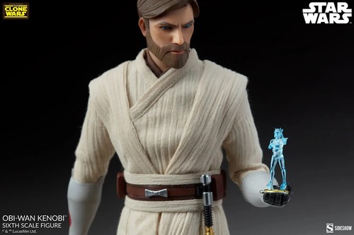 1/6 Scale Star Wars Obi-Wan Kenobi Sideshow Collectibles 100463 - Picture 5 of 7