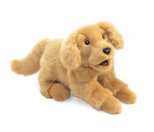 Folkmanis 2862 Golden Retriever Puppy Hand Puppet NWT RETIRED 