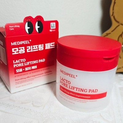MEDIPEEL Lacto Pore Lifting Pad 50 Pads Collagen Vegan Face Pad Porenpflege K...