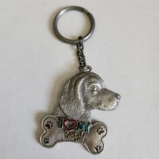 Beagle Keychain - Pewter (maybe)