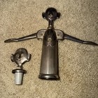  Vintage “Pierre the Sommelier" corkscrew wine opener with matching bottle top — photo 1