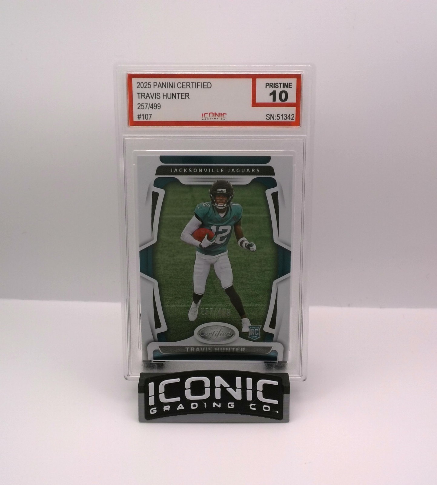 2025 Panini Certified #107 Travis Hunter #/499