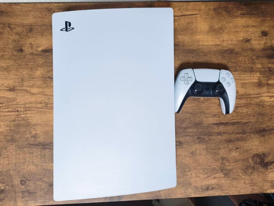 Sony PlayStation 5 PS5 Console CFI-1100B Digital Edition Bianca Ottima senza scatola foto 2