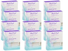 Buf Puf Facial Sponge Pack of 12 Gentle Exfoliating Cleansing Sponges