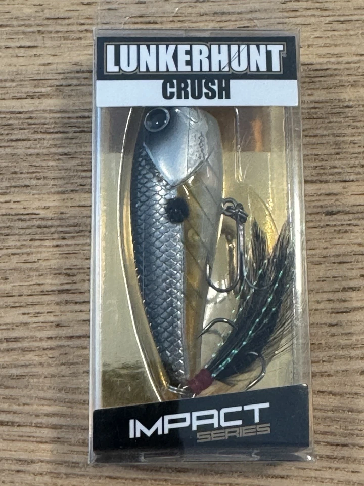 Señuelo Lunkerhunt Impact Crush Popper - 2,5" - 1/3 oz. - Lado plateado - IMPOP02 Foto 2 de 3