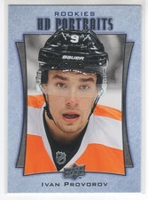 16/17 UD IVAN PROVOROV ROOKIES UD PORTRAITS INSERT #86