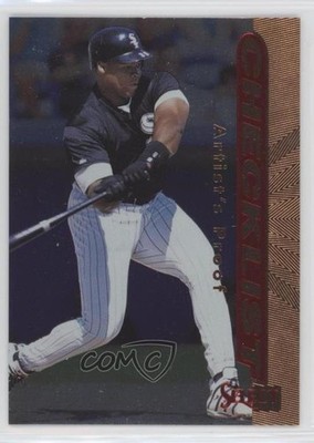 1997 Select Checklist Artist's Proof Frank Thomas #149 HOF 0q3