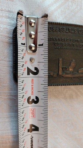 Vintage Colt 1928 A1 Thompson Maschinenpistole Gürtelschnalle USA Eigentum - Bild 6 von 6