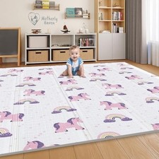 NWT Motherly Haven Baby Play Mat for Floor, Extra L Size 79x71