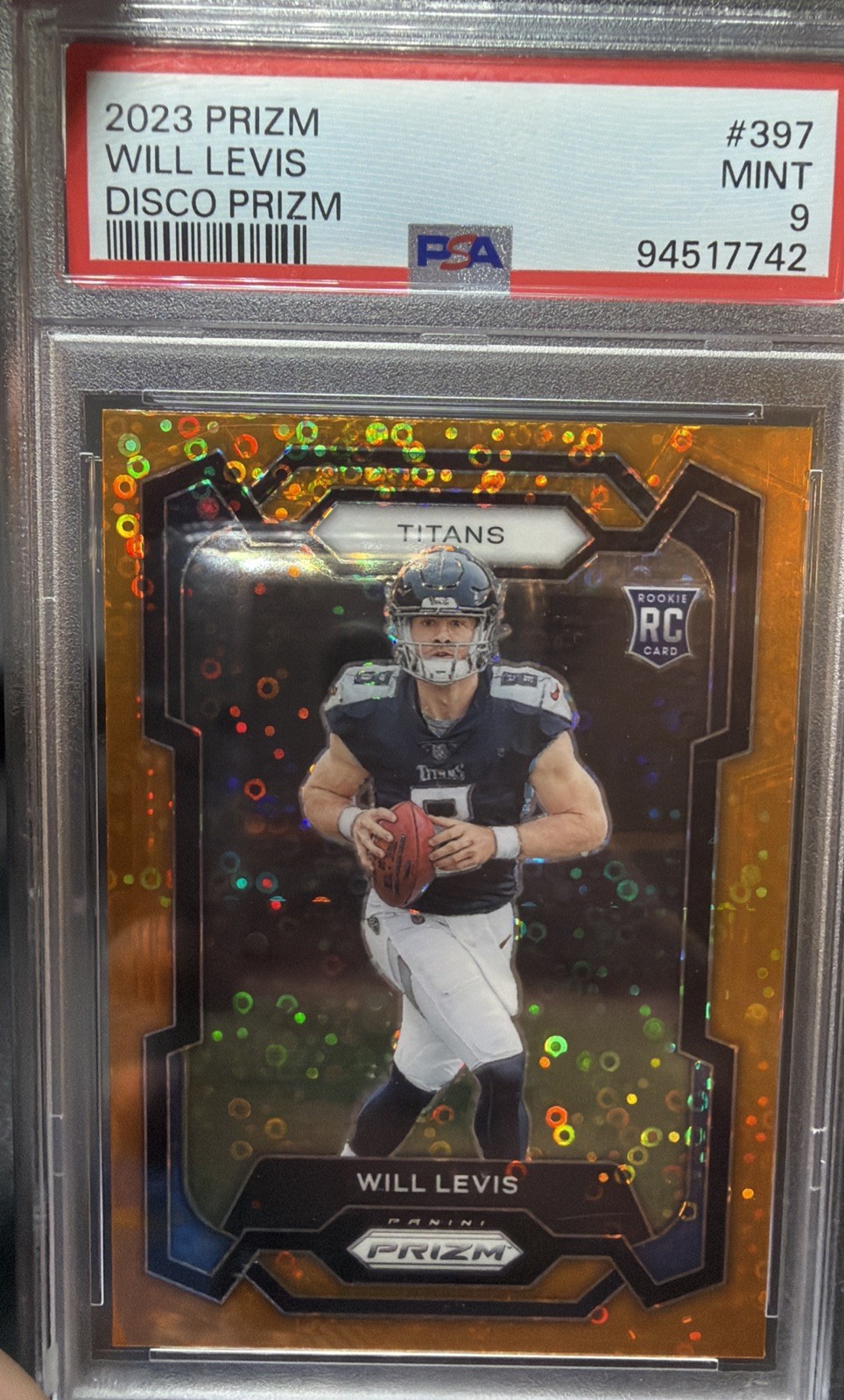 2023 Panini Prizm - Rookies Will Levis #397 Disco Prizm (RC)