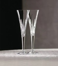 Flûtes en cristal Reed & Barton SoHo (2) 10 3/4" - JAMAIS UTILISÉES A ENCORE DES AUTOCOLLANTS