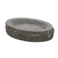 VogelträNke Steinschale Naturstein Granit Oval