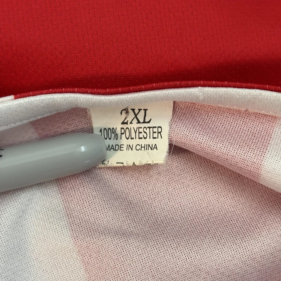 Camiseta de fútbol Chivas de Guadalajara para hombre 2XL roja blanca Liga MX Caliente Foto 2 de 4