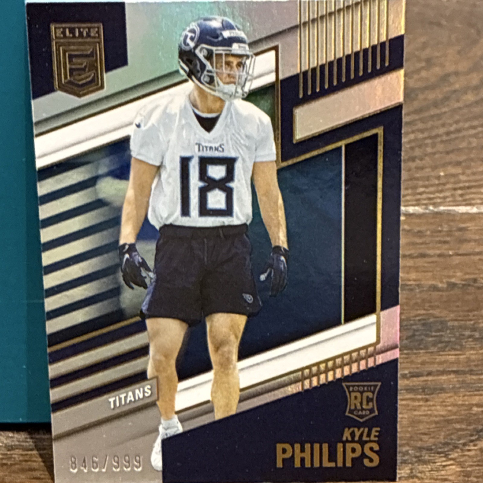 2022 Panini Donruss Elite Rookies Kyle Philips #170 Titans Rookie /999 NFL