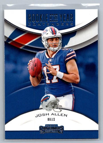 Josh Allen 2018 Panini Contenders Rookie of the Year card