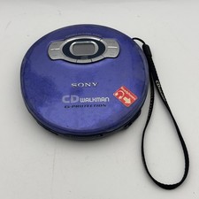 Sony CD Walkman - Portable Compact Disc Player - Blue D-EJ611 Untested Rare