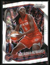 2025 Panini Prizm WNBA #54 Natasha Howard White Seismic Prizms Indiana Fever