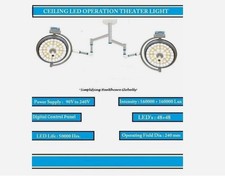 Luz LED OT doble operación quirúrgica luz de teatro lámpara LED 48+48 OT luz de habitación*