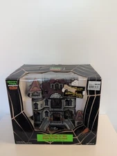 Lemax Spooky Town Lighted House of Wax Madam Ashburys Halloween Village W/BOX