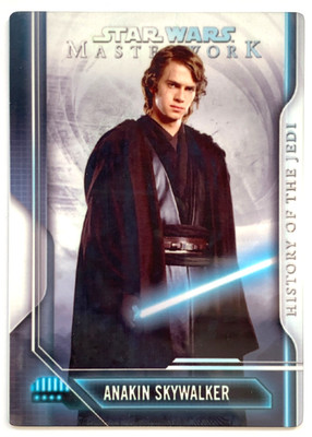 2018 Topps Star Wars Masterwork Anakin Skywalker METAL Card 1/5 (Alpha) #HJ-6