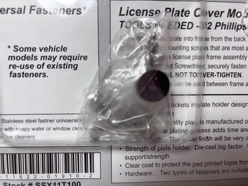 ๐ NOS SNAP ON TOOLS "SECONDS COUNT" #SSXIT100 LICENSE PLATE FRAME SEALED - Picture 6 of 8