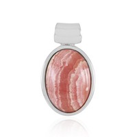 AnhäNger Aus Rhodochrosit Und Sterlingsilber