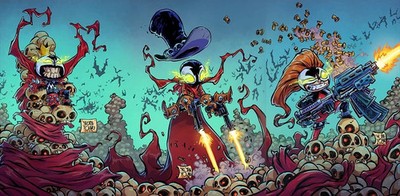 SKOTTIE YOUNG Set of 3 King Spawn Gunslinger Scorched #50 Cover C 1st Prints NM+