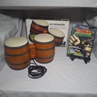 Donkey Kong Jungle Beat AND DK Bongos Controller w Box (2005) Nintendo GameCube